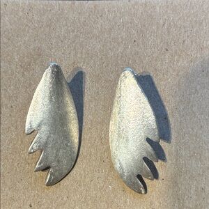 Sterling winged earrings